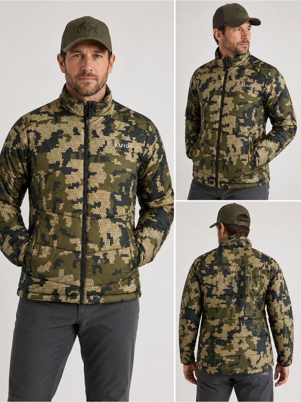 KUIU Men's Olive Digital Camo Insulator Jacket